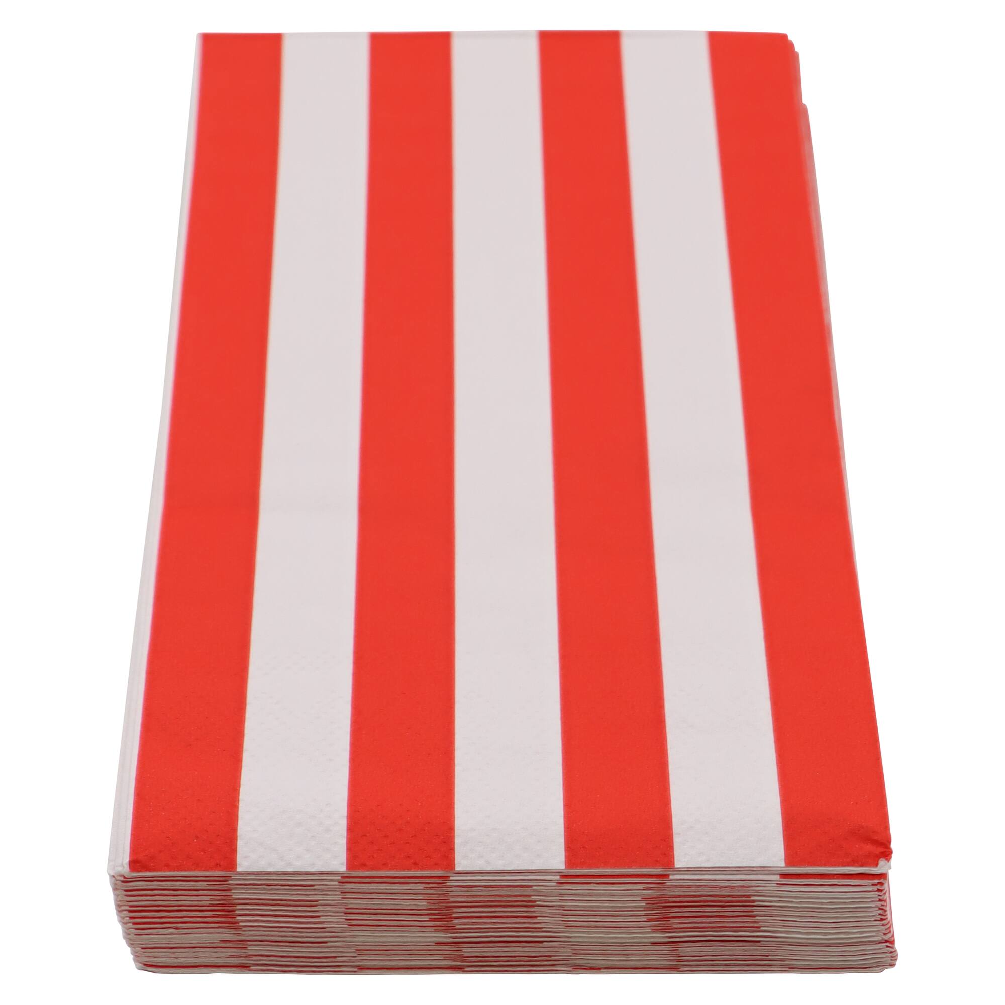 12 Packs: 20 ct. (240 total) Red Stripes Guest Napkins by Celebrate It™